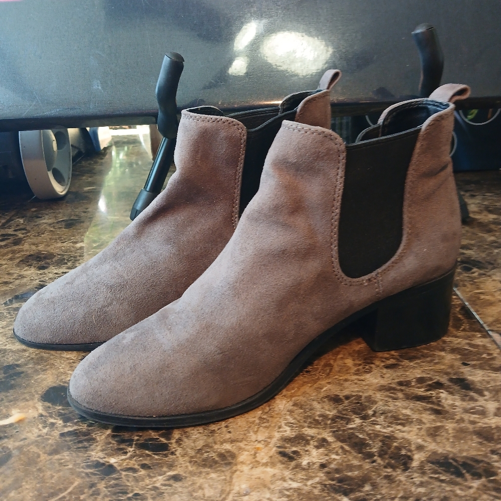 a new day Taupe Suede Chelsea Boots
